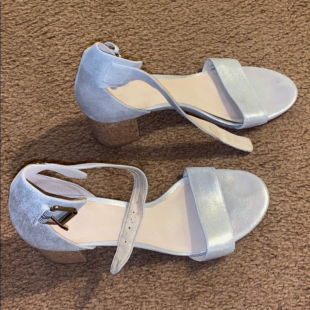 Metallic Silver Sandals - Picture 3 of 5